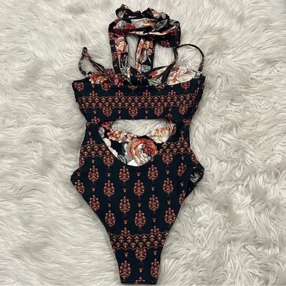 Maaji Convertible Ivonne Cut-Out One-Piece Swimsuit Size Small - Picture 4 of 6